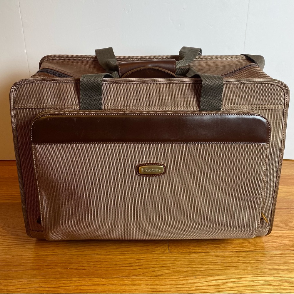Ventura Luggage‎ Carry-On Travel & Work Bag Brown Vintage 20”X 14”X 11”